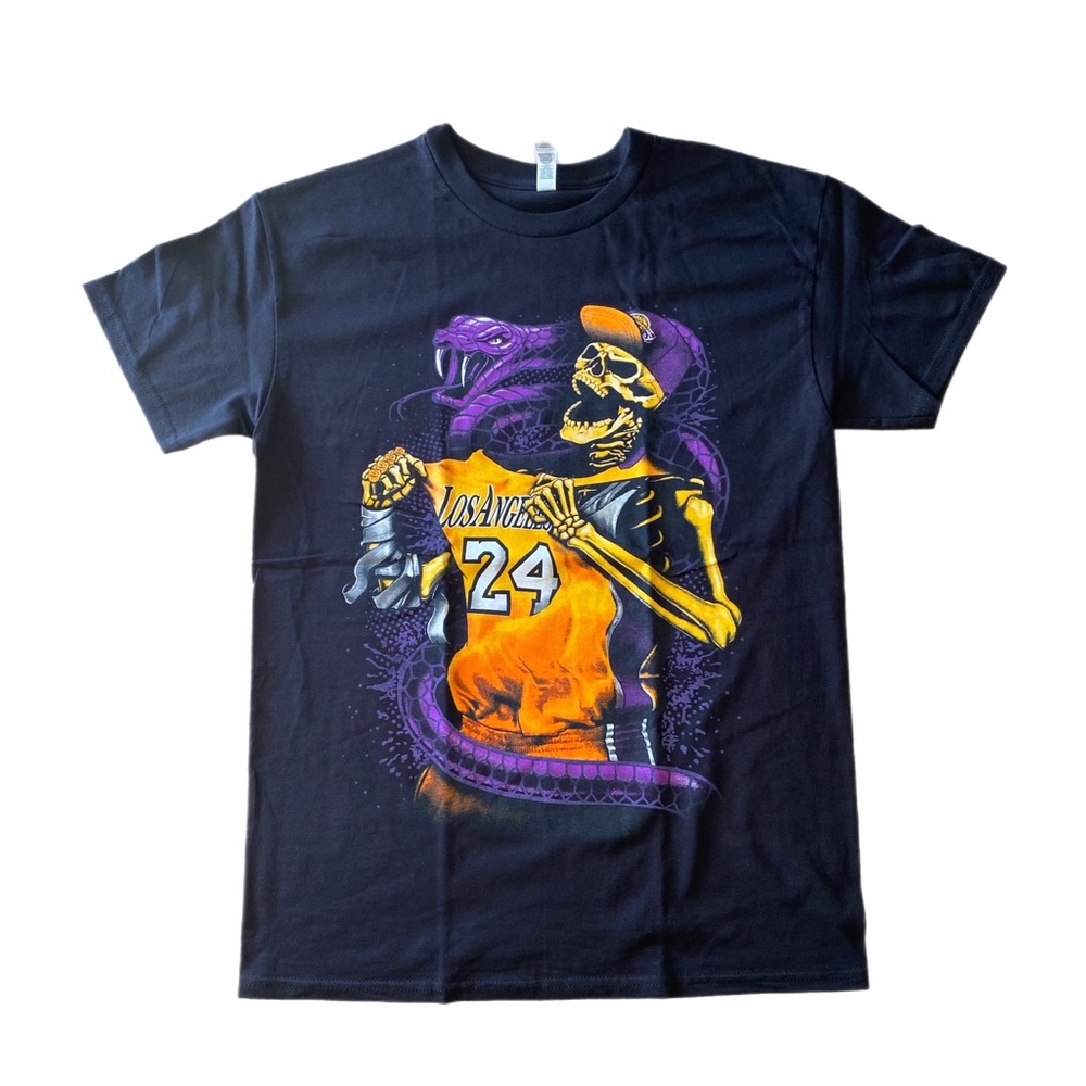 Kobe black mamba T-shirt goat legend black Tee unisex